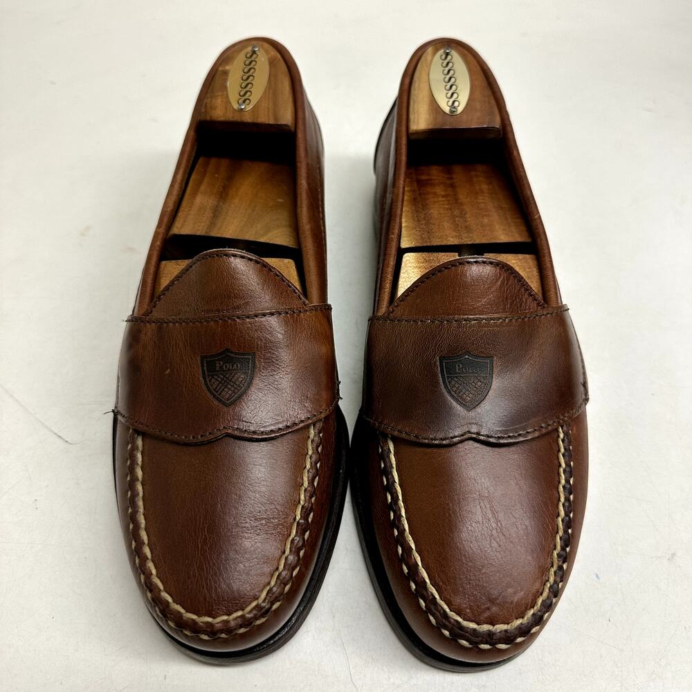 NWOT Rancourt & Co. x Polo Ralph Lauren Weltline Penny Loafer Made in USA 7.5 B